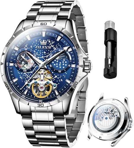 You are currently viewing Elevate Your Style: A Deep Dive into the OLEVS Mens Automatic Watch with Starry Sky Tourbillon