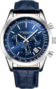 Read more about the article Timeless Elegance: A Deep Dive into the Stuhrling Original Rialto Chronograph Blue Watch