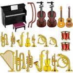 Tiny Tunes: Unleashing Creative Joy with the 24-Piece Miniature Musical Instruments Set!