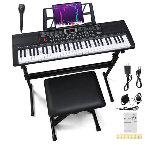 You are currently viewing Unleash Your Inner Maestro: A Comprehensive Review of the Ktaxon 61 Key Electric Keyboard Set!
